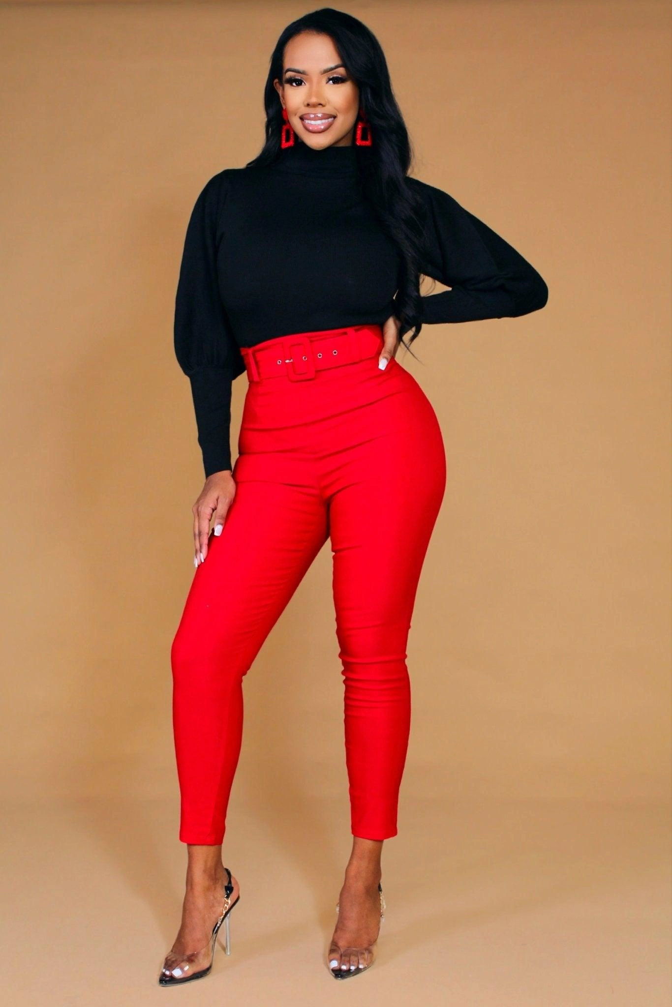 Virginia Puff Crop: Snug Turtleneck, Long Sleeves, Utterly Chic.